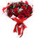 red roses with babys breath. Gomel